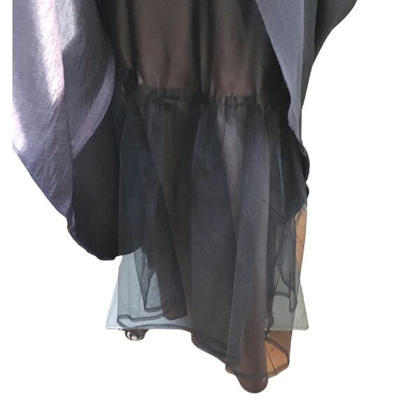 MILLA BELL Floor Length Formal A-line Dress Ruched crinoline bodice SZ 10 - Picture 8 of 12